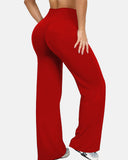 SoftMotion Straight Leg High Waisted Loose-Fitting Casual Pants