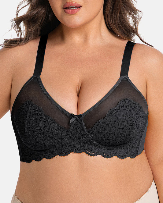 Smoothing Minimizer Bra Wireless Support for Large Bust
