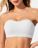 Sujetador Bandeau de Mujer Antideslizante Sin Costuras Inalámbrico Push Up