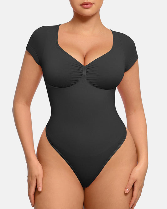 V Neck Tummy Control Seamless Shapewear