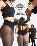 Slim-Fit Fleece Tights with Tummy Control Waistband