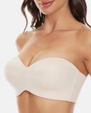 Full Support Non-Slip Convertible Bandeau Bra