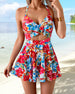 Estampado floral azul