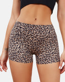 Leopard Seamless Mid-Rise Ice Silk Boyshorts 6-Pack