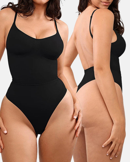 Backless Slimming Thong Bodysuit
