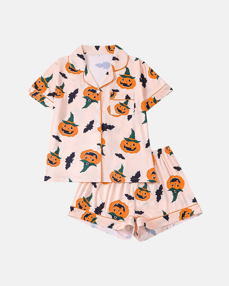 2025 Happy Hallowee Pajama Sets For Women