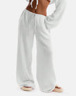 Women's Solid Pocket Pants Wide Leg