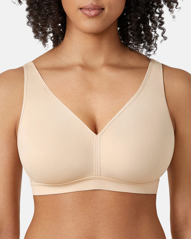 Comfortable Plus Size Full Coverage Wireless Bra