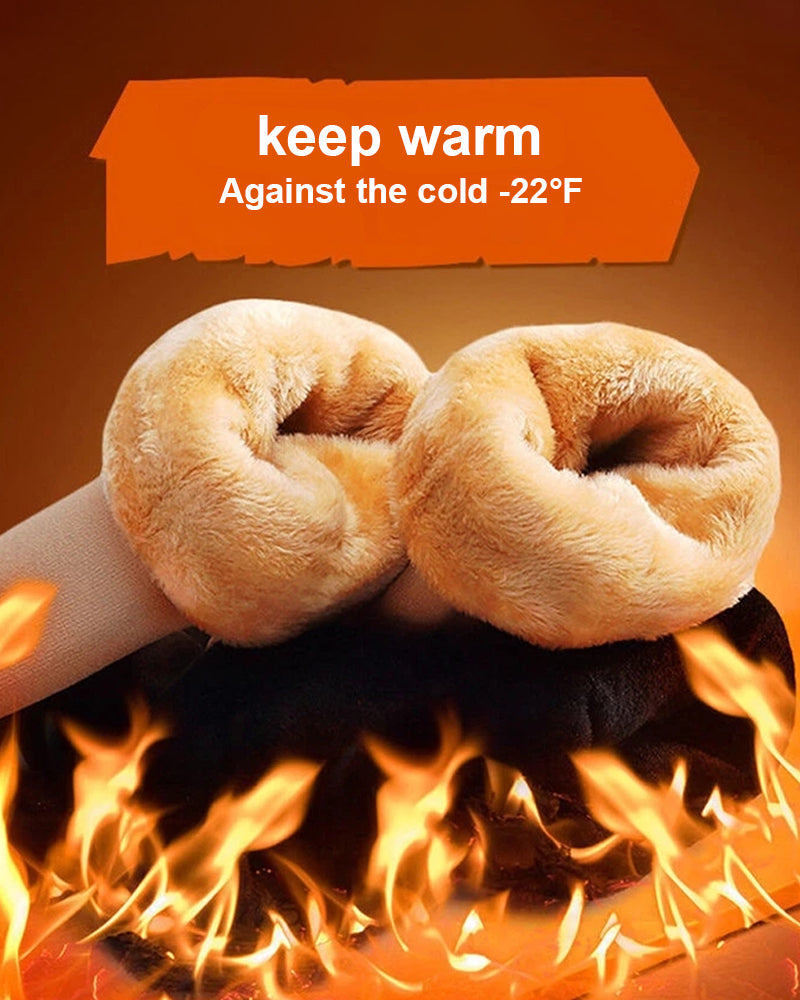 5-Pair Thermal Fleece Winter Snow Socks — Built for Freezing Temps