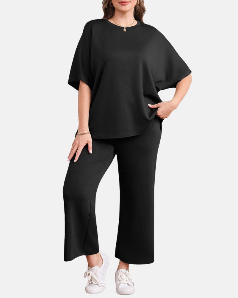 Conjunto de Salón Relax AERIA™ – Edición Pantalones de Pierna Ancha