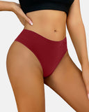 Tangas sin costura de cintura alta con control de abdomen para mujer