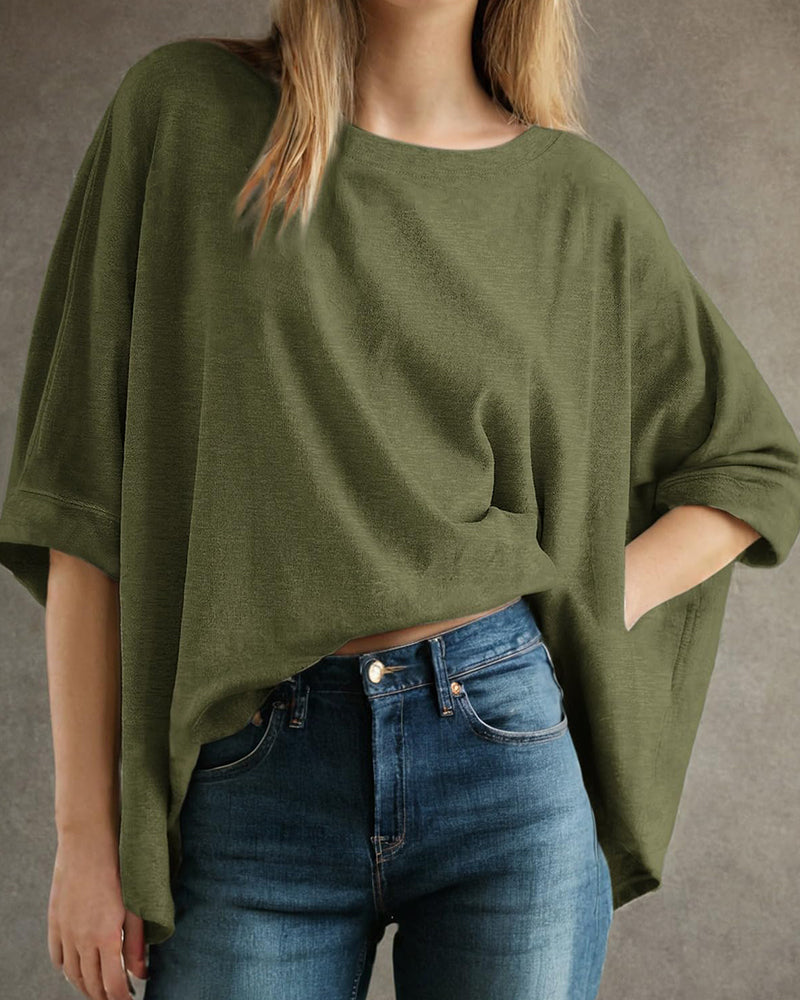 Soft Everyday Oversized Solid T-Shirt