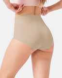 Braguitas de control de abdomen de cintura alta sin costuras de seda helada