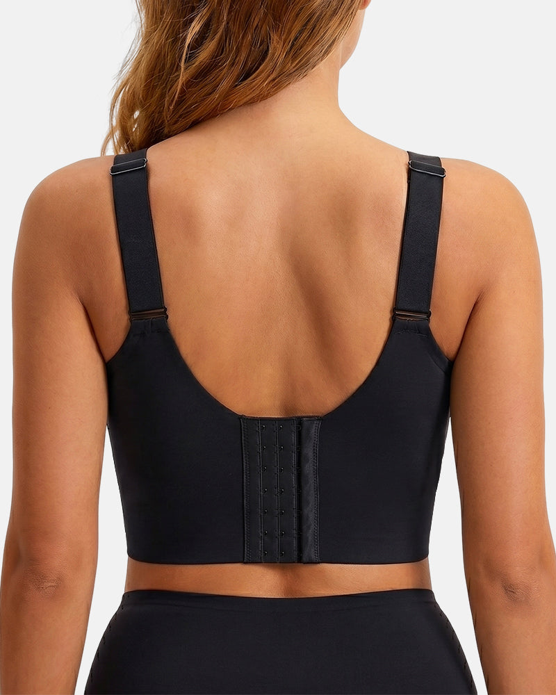 Sujetador Push-Up de Gel Alisador para Espalda – Soporte Sin Costuras para Tallas Grandes