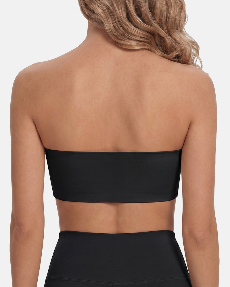 Strapless Front Closure Bra with Push Up Padded - Supportive & Seamless
