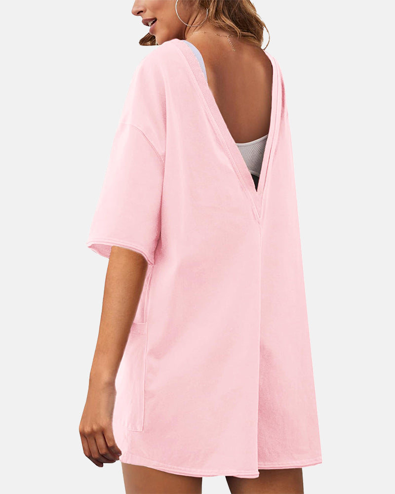 Women’s Loose-Fitting Casual Jumpsuit