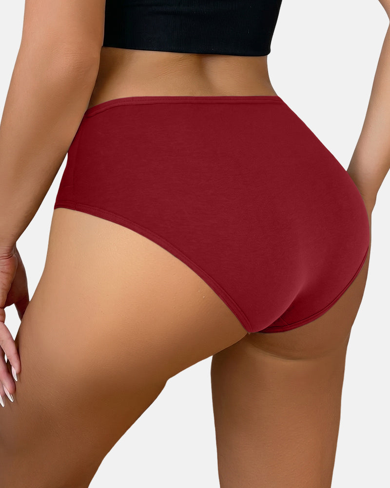Tangas sin costura de cintura alta con control de abdomen para mujer