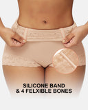 Faja pantalón de cintura alta, control de abdomen, levanta glúteos, sin costuras y transpirable