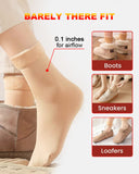 5-Pair Thermal Fleece Winter Snow Socks — Built for Freezing Temps