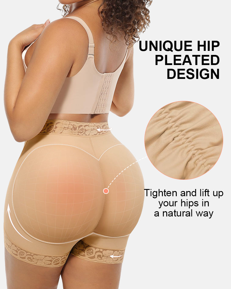 Triple Butt Lift Faja Tummy Control Body Shaper Shorts - Invisible & Seamless
