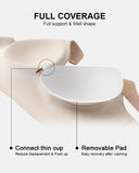 Full-Coverage Push-Up Seamless Wireless Bra