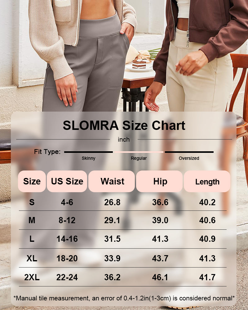 Women's Slimming High-Waist Wide Leg Pants