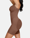 Strapless Tummy Control Seamless Bodysuit with Removable Straps