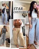New Elevated Barrel Leg Lounge Pants - Slimming High Waist in Premium Organic Cotton