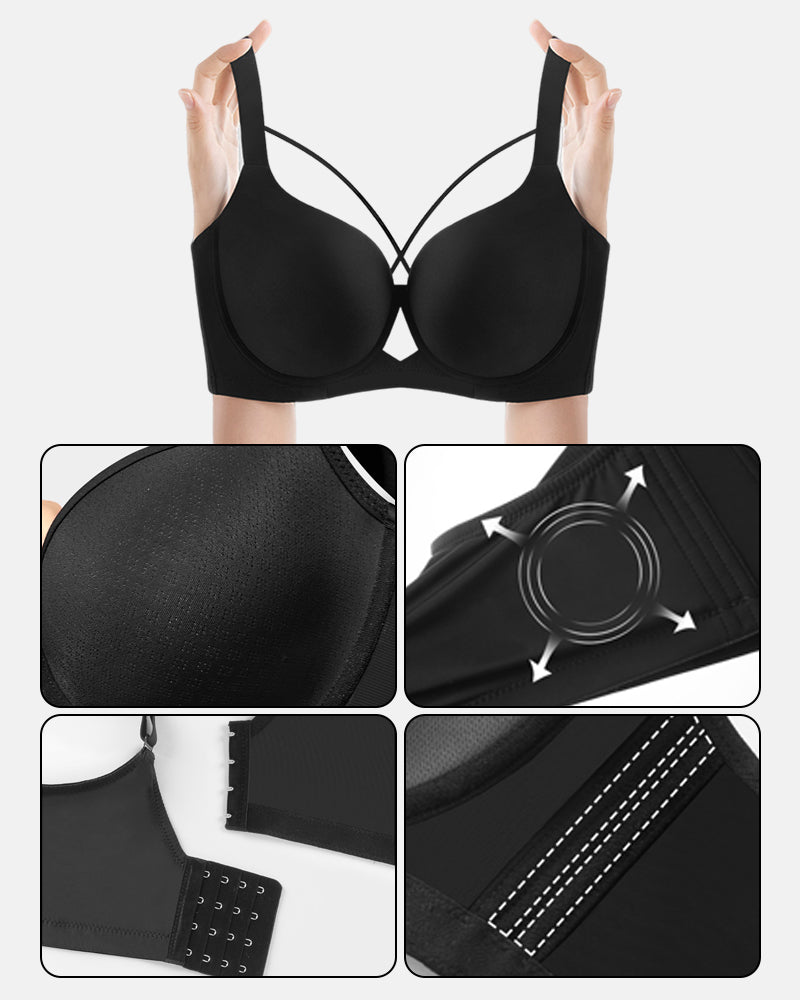SculptLift™ Seamless Push-Up Deep V Bra