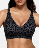 Seamless Deep V Push-Up Wireless Bra