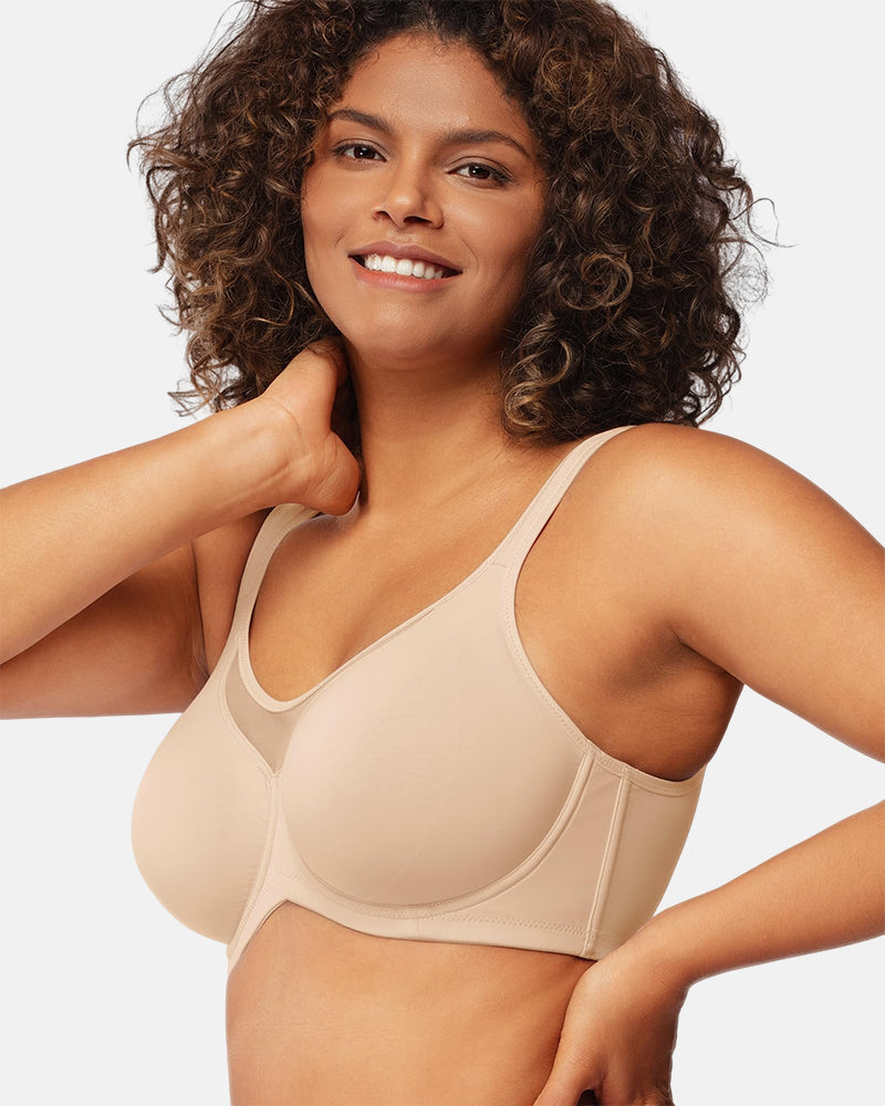 Minimizer Bra Full Coverage Comfort Cooling Wide Strap
