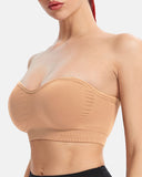 Non-Slip Seamless Wirefree Strapless Bandeau Bra