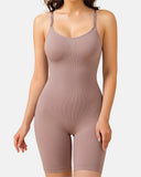 Women Tummy Control Bodysuit Mid Thigh Body Shaper