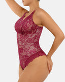 Lace Shapewear Thong Tummy Control Bodysuit