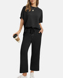 Conjunto de Salón Relax AERIA™ – Edición Pantalones de Pierna Ancha