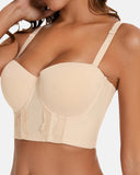 Non-Slip Strapless Longline Support Bra