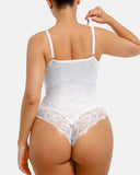 Lace Shapewear Thong Tummy Control Bodysuit