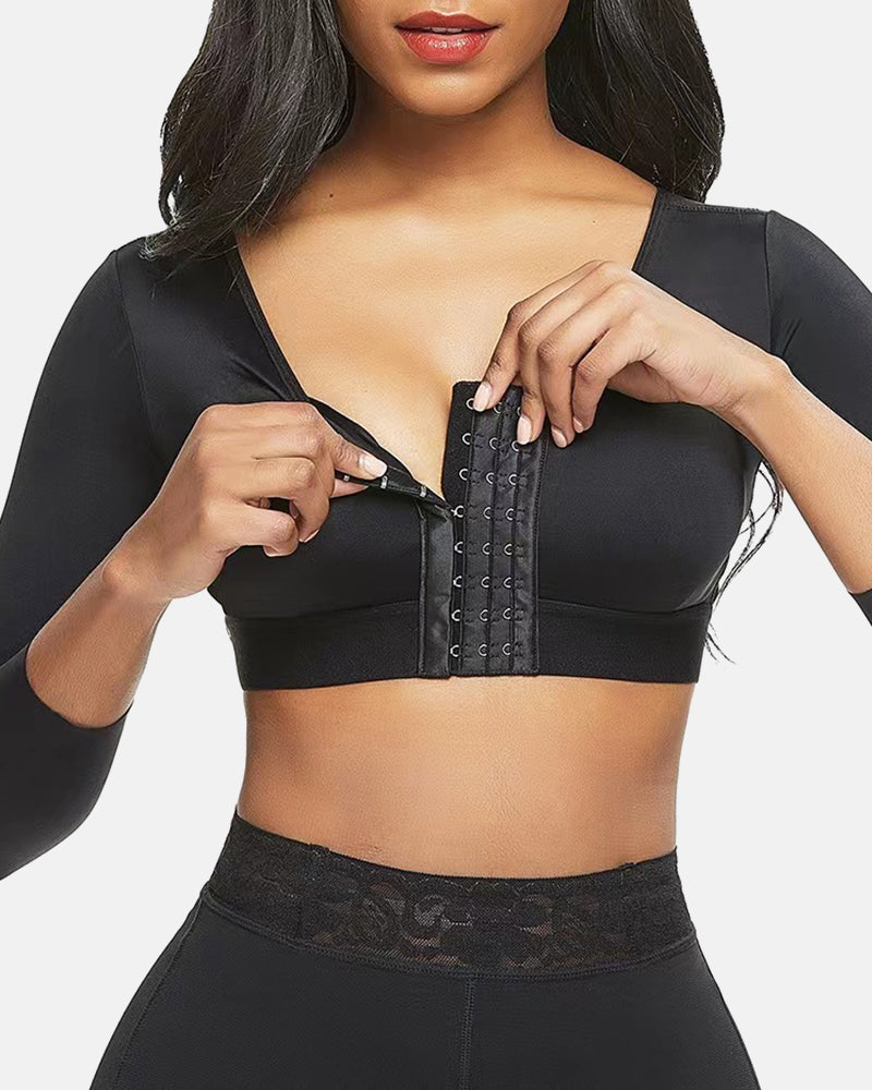 Slimming Arm Compression Top with Chest Support and Back Posture Correction