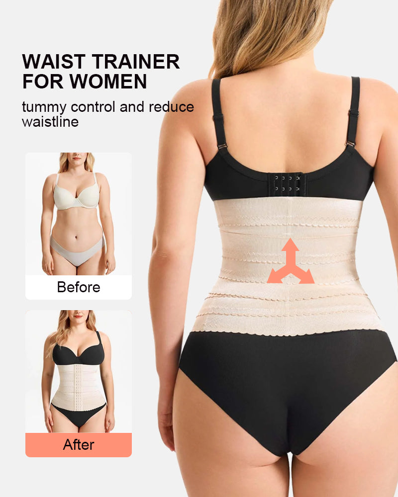 Adjustable 3-sectional Waist Cincher Belt for Tummy Support and Recovery