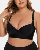 Full Back Coverage Bra Shape Plus Size Support Adjustable Straps