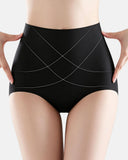 Braguitas de control de abdomen de cintura alta sin costuras de seda helada