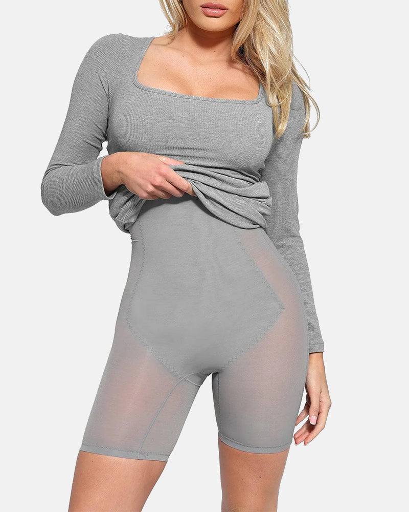 All-in-One Shapewear Dress with Built-In Bra