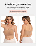 Non-Slip Seamless Wirefree Strapless Bandeau Bra