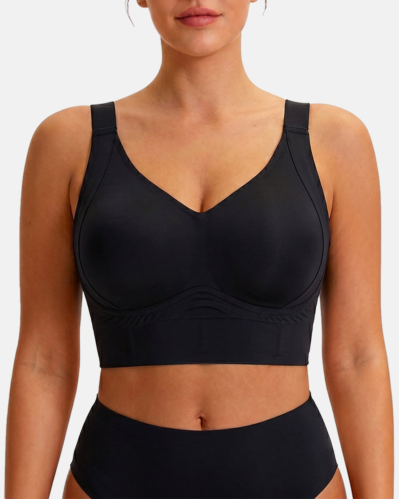 Sujetador Push-Up de Gel Alisador para Espalda – Soporte Sin Costuras para Tallas Grandes