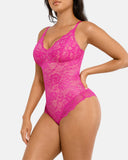 Lace Shapewear Thong Tummy Control Bodysuit