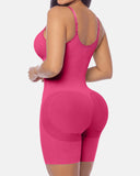 Seamless Zip-Up Bodysuit with Bonded Panel for Tummy Control