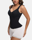 Double-Layer Tummy Control Waist Shaper Vest With Bra