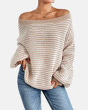 Women's Striped Knit Top