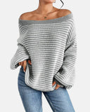 Women's Striped Knit Top