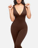 Sculpting Bodysuit Deep V-Neck Curves Support